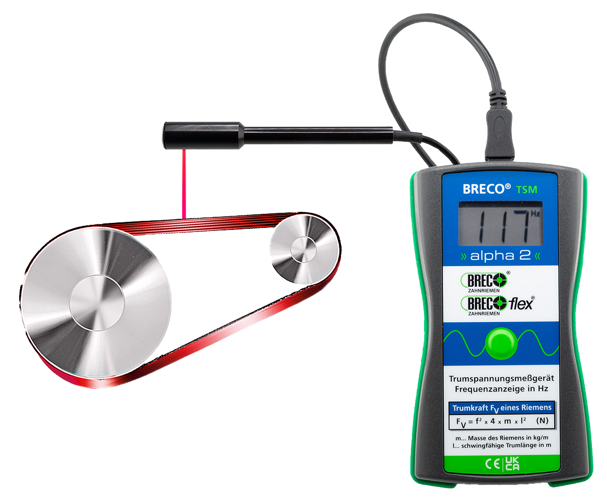 Breco® TSM alpha 2 Riemenspannungsmessgerät