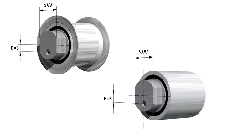 Spannrolle-Typ-B-E-mit-Exzenter-glatt-mit-BS-und-ohne-bs